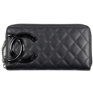 シャネル(CHANEL)のシャネル カンボンライン 長財布 レディース 【中古】(財布)