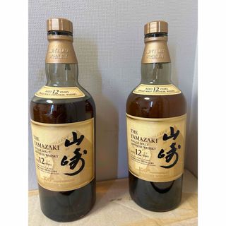 山崎12年空瓶2本セット(ウイスキー)