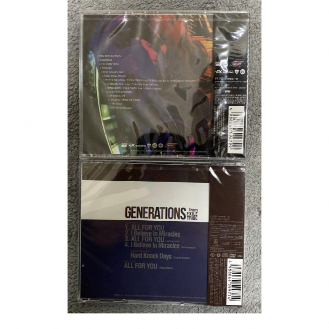 EXILE TRIBE(エグザイル トライブ)のEXILE, GENERATIONS CD2枚セット売り未開封未使用 エンタメ/ホビーのDVD/ブルーレイ(ミュージック)の商品写真