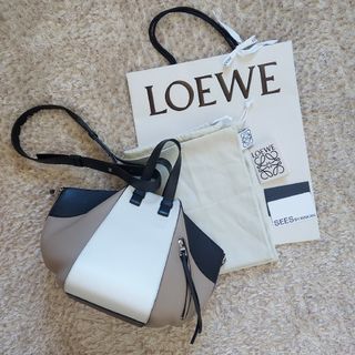 ロエベ(LOEWE)のロエベ　【専用】ハンモックスモール　バイカラー　鑑定済(ハンドバッグ)