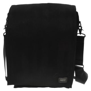 ポーター(PORTER)のPORTER ポーター The 10th Anniversary Shoulder Bag ストライプ キャンバス ショルダーバッグ ブラック(ショルダーバッグ)