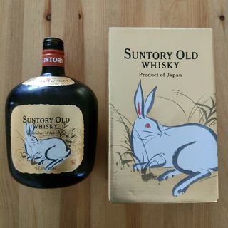 サントリー(サントリー)のサントリー オールド ウイスキー 特級 干支ラベル  卯歳 空瓶 SUNTORY(置物)