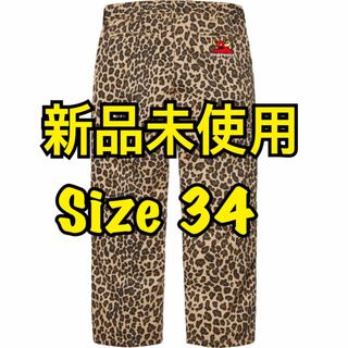 シュプリーム(Supreme)のSupreme Toy Machine Work Pant Leopard 34(Gジャン/デニムジャケット)