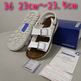 ビルケンシュトック(BIRKENSTOCK)のビルケンシュトック サンダル カノ エヌ KANO N 36 23cm ホワイト(サンダル)