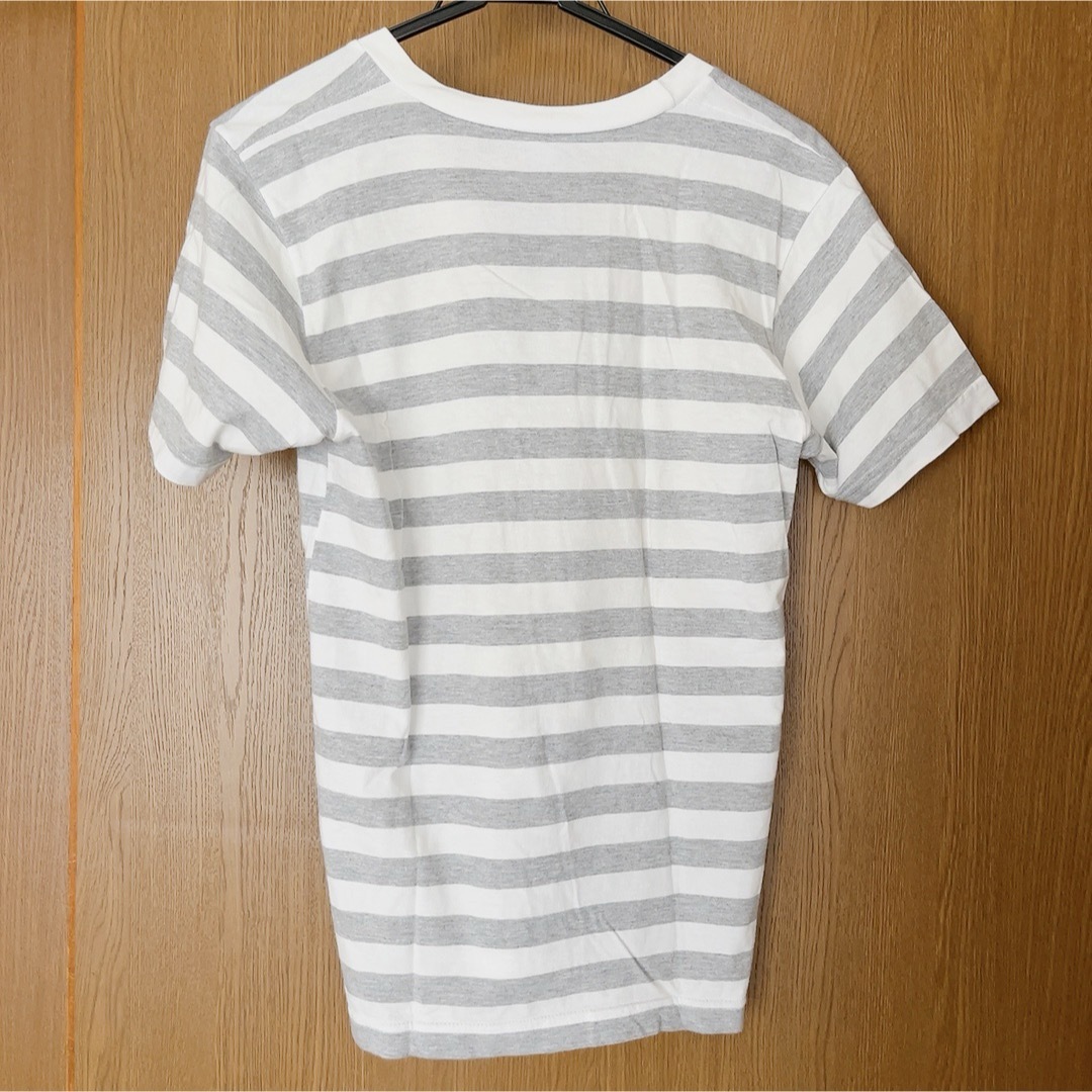 American Apparel(アメリカンアパレル)のAmerican Apparel 半袖シャツ ボーダー グレー メンズのトップス(Tシャツ/カットソー(半袖/袖なし))の商品写真