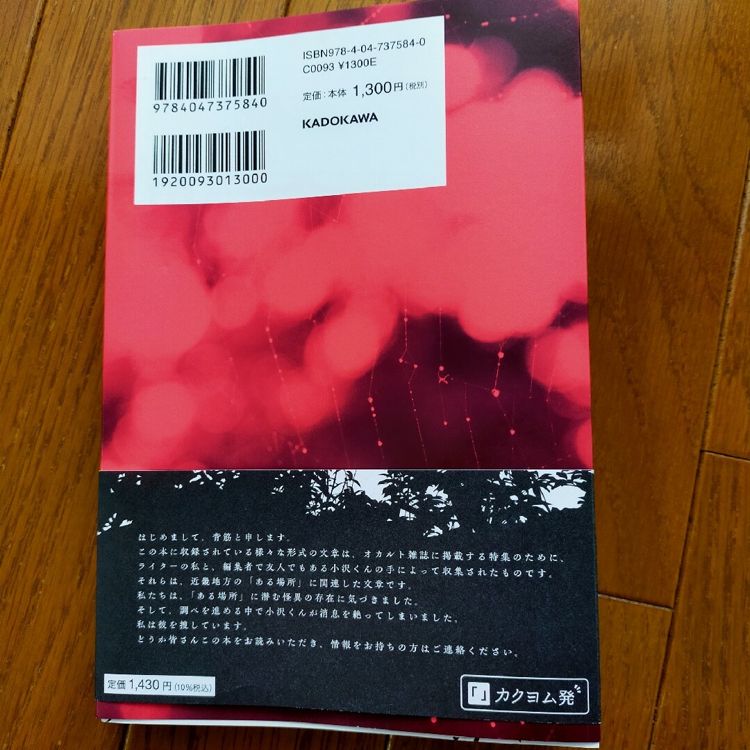 角川書店(カドカワショテン)の近畿地方のある場所について エンタメ/ホビーの本(文学/小説)の商品写真