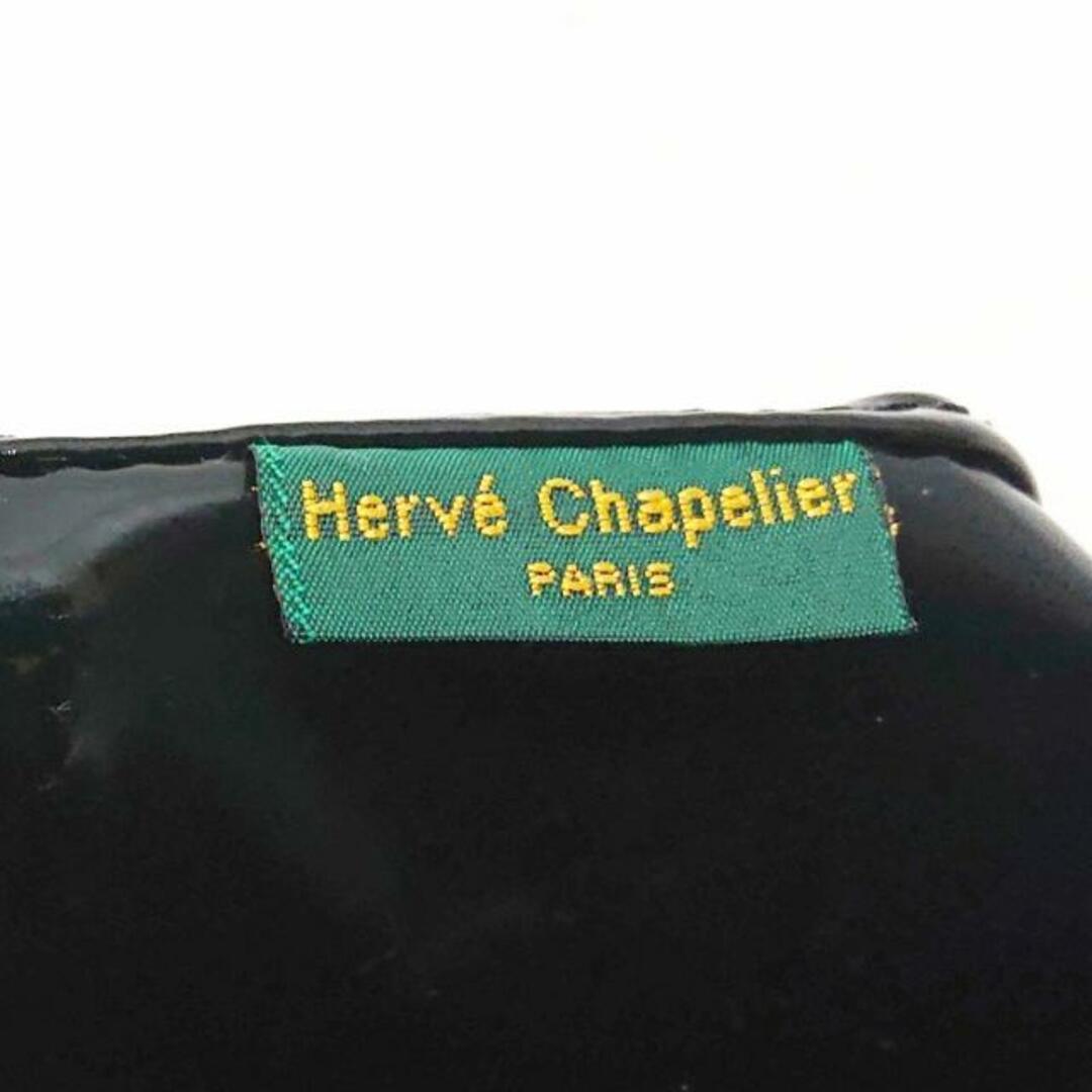 Herve Chapelier(エルベシャプリエ)のHerve Chapelier(エルベシャプリエ) トートバッグ ヴェルニ舟型トートS 黒 Vernisライン エナメル（合皮） レディースのバッグ(トートバッグ)の商品写真