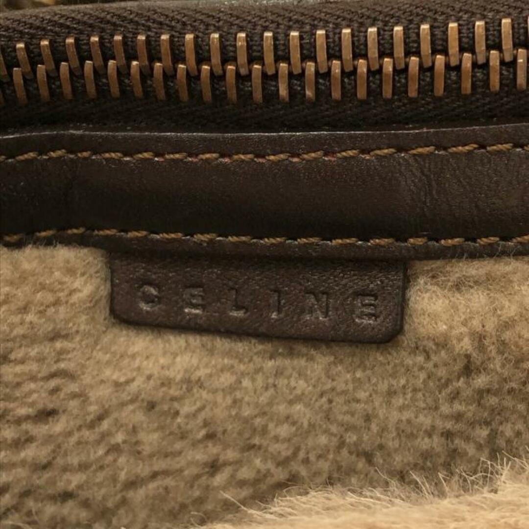 celine(セリーヌ)のCELINE(セリーヌ) トートバッグ ブギーバッグ グレーベージュ×ダークブラウン ムートン×レザー レディースのバッグ(トートバッグ)の商品写真