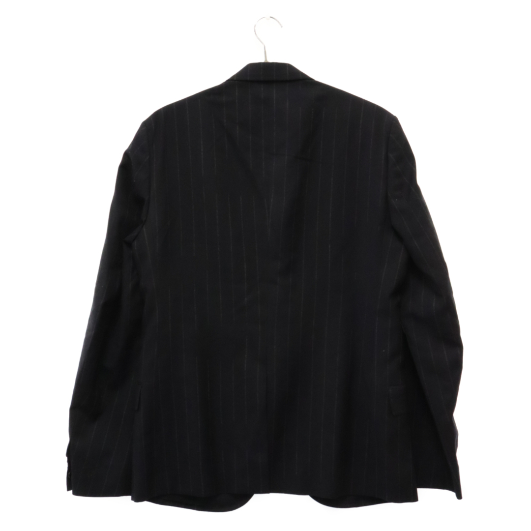 Maison Martin Margiela(マルタンマルジェラ)のMaison Margiela メゾンマルジェラ 17SS STRIPE SUIT JACKET S50BN0308 ダブルブレスト 2Bテーラードジャケット ストライプブレザー ダークネイビー メンズのジャケット/アウター(テーラードジャケット)の商品写真