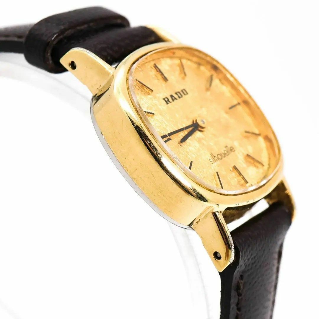 RADO(ラドー)の《希少》RADO  silhouette 腕時計 ゴールド 手巻き ヴィンテージ レディースのファッション小物(腕時計)の商品写真
