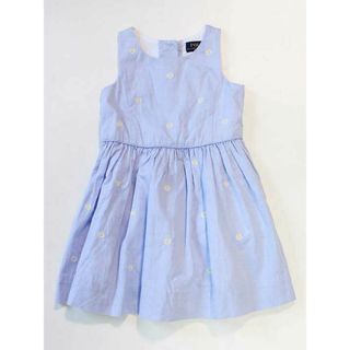 ラルフローレン(Ralph Lauren)の☆ラルフローレン/Ralph Lauren☆100cm ジャンパースカート 水色 【中古】子供服 キッズ kids 女の子 春夏 412032 onepi(スカート)