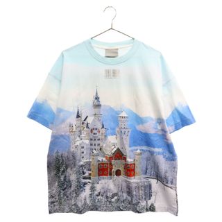 VTMNTS ブイティーエムエヌティーエス NEUSCHWANSTEIN WINTER T-SHIRT VL16TR440L 総柄プリント半袖クルーネックTシャツ マルチカラー(Tシャツ/カットソー(半袖/袖なし))