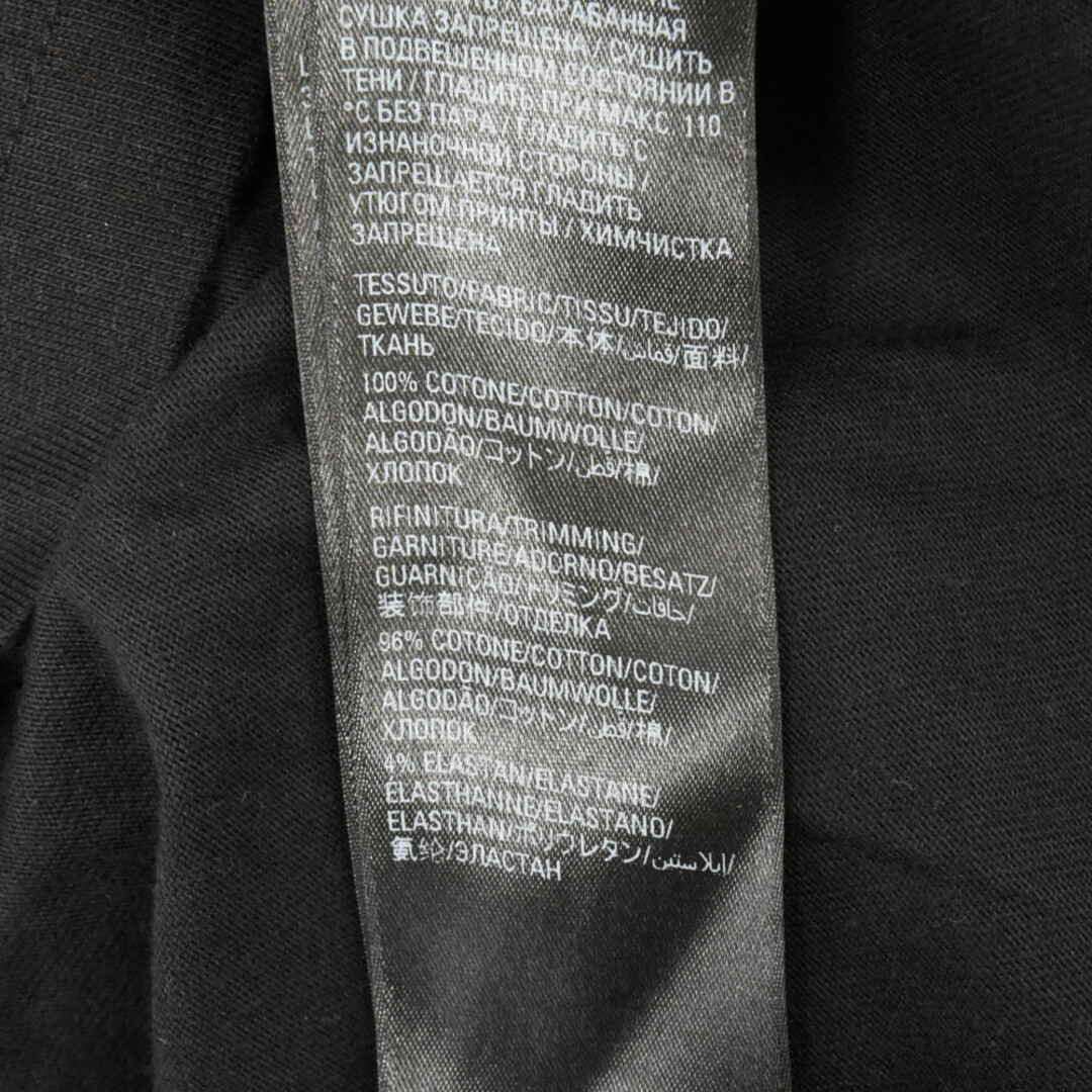 Balenciaga(バレンシアガ)のBALENCIAGA バレンシアガ 22AW SUPPORT UKRAINE ウクライナ ロングスリーブカットソー モックネック長袖Tシャツ ブラック 741307 TOVE8 メンズのトップス(Tシャツ/カットソー(七分/長袖))の商品写真