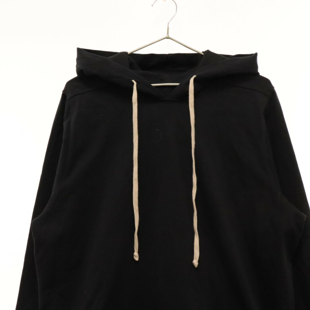 Rick Owens(リックオウエンス)のRick Owens リックオウエンス 21SS コットンプルオーバーパーカー フーディーRU21S6285-BA ブラック メンズのトップス(パーカー)の商品写真