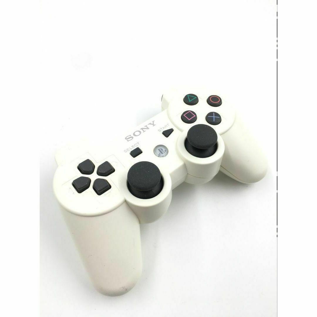 PlayStation3(プレイステーション3)のPS3 コントローラー 純正 DUALSHOCK3 ホワイト　d-03 エンタメ/ホビーのゲームソフト/ゲーム機本体(その他)の商品写真