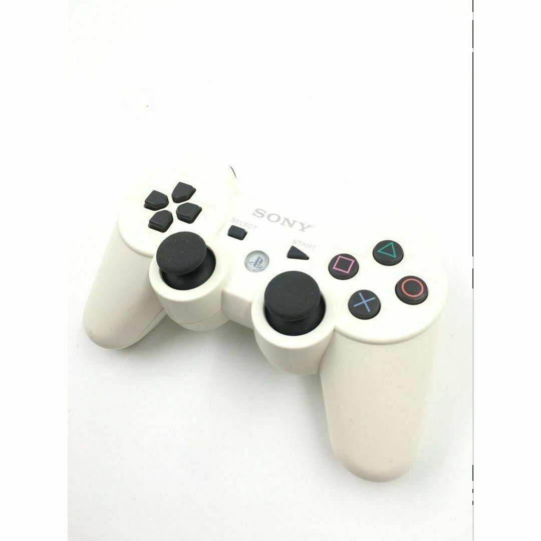 PlayStation3(プレイステーション3)のPS3 コントローラー 純正 DUALSHOCK3 ホワイト　d-03 エンタメ/ホビーのゲームソフト/ゲーム機本体(その他)の商品写真