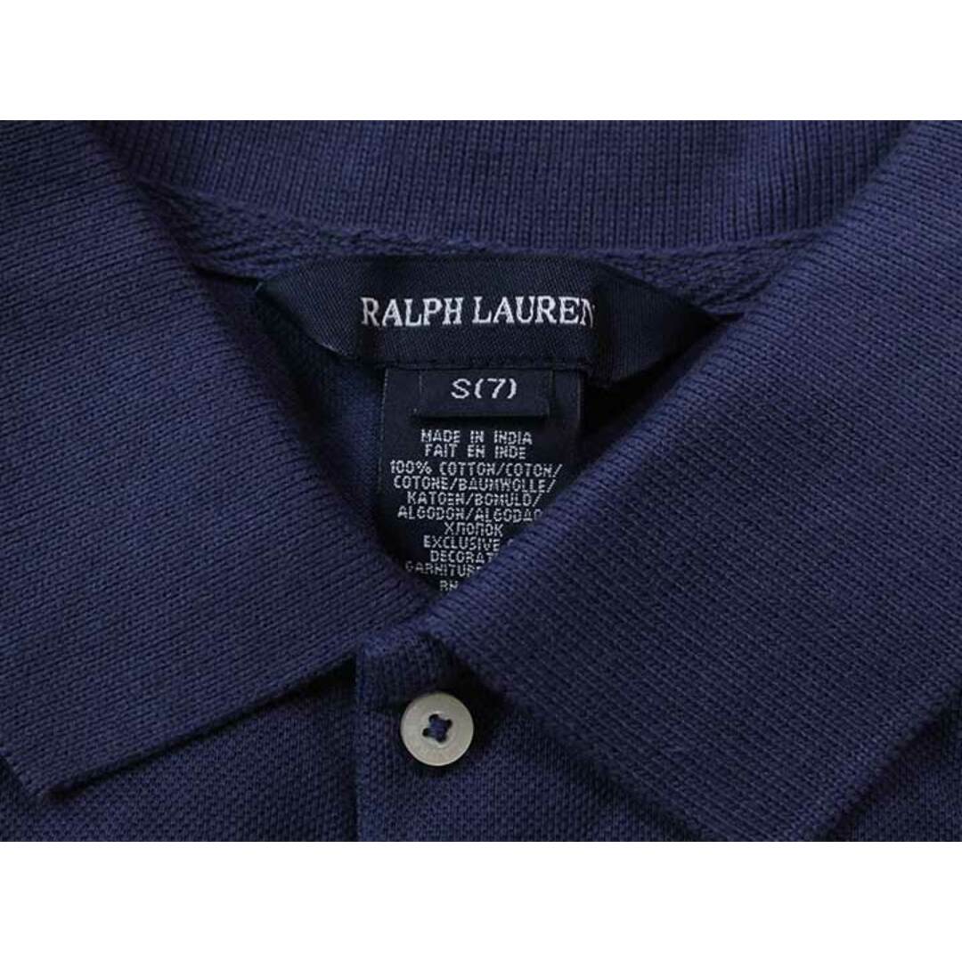 Ralph Lauren(ラルフローレン)の新品 未使用品☆ラルフローレン/Ralph Lauren☆130cm ノースリーブオールインワン/サロペット 紺 子供服 キッズ kids 女の子 夏 316032 onepi キッズ/ベビー/マタニティのキッズ服女の子用(90cm~)(その他)の商品写真