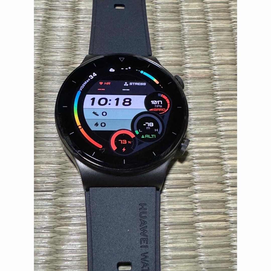HUAWEI(ファーウェイ)のHUAWEI スマートウォッチ WATCH GT 2 PRO ナイトブラック メンズの時計(腕時計(デジタル))の商品写真