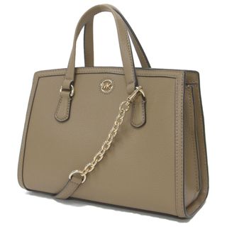 マイケルコース(Michael Kors)のMICHAEL KORS マイケルコース バッグ ハンドバッグ ベージュ系 ショルダー 2WAY クロスボディ チェーン レザー CHANTAL カバン 肩掛け 大人 きれいめ シンプル 通勤 ブランド【レディース】【中古】(ハンドバッグ)