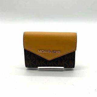 マイケルコース(Michael Kors)の未使用級 マイケルコース キーケース レザー イエロー 黄色 総柄(キーケース)