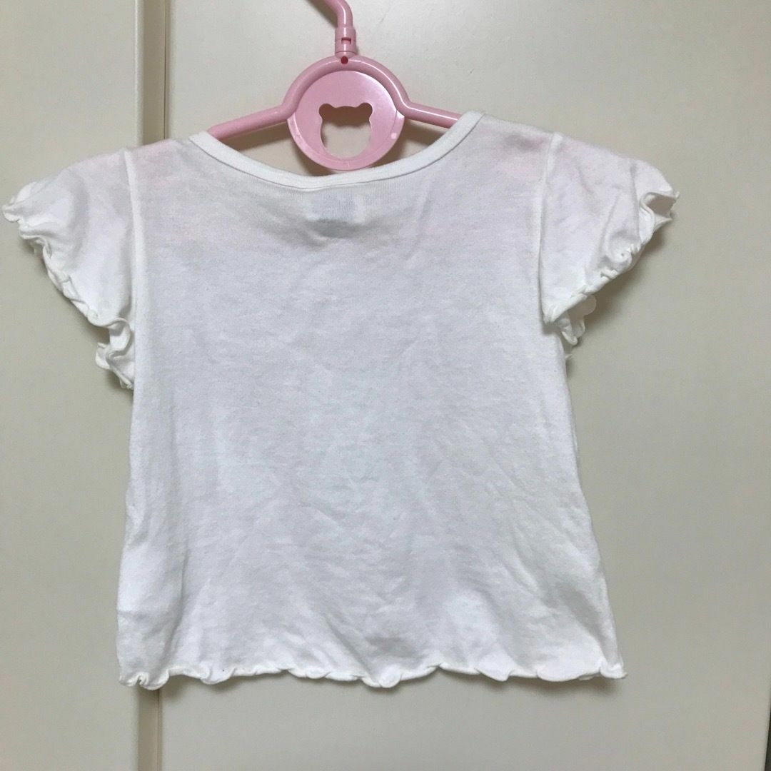 WILL MERY(ウィルメリー)の重ね着 半袖 Tシャツ 90cm 可愛い リボン ハート キッズ/ベビー/マタニティのキッズ服女の子用(90cm~)(Tシャツ/カットソー)の商品写真