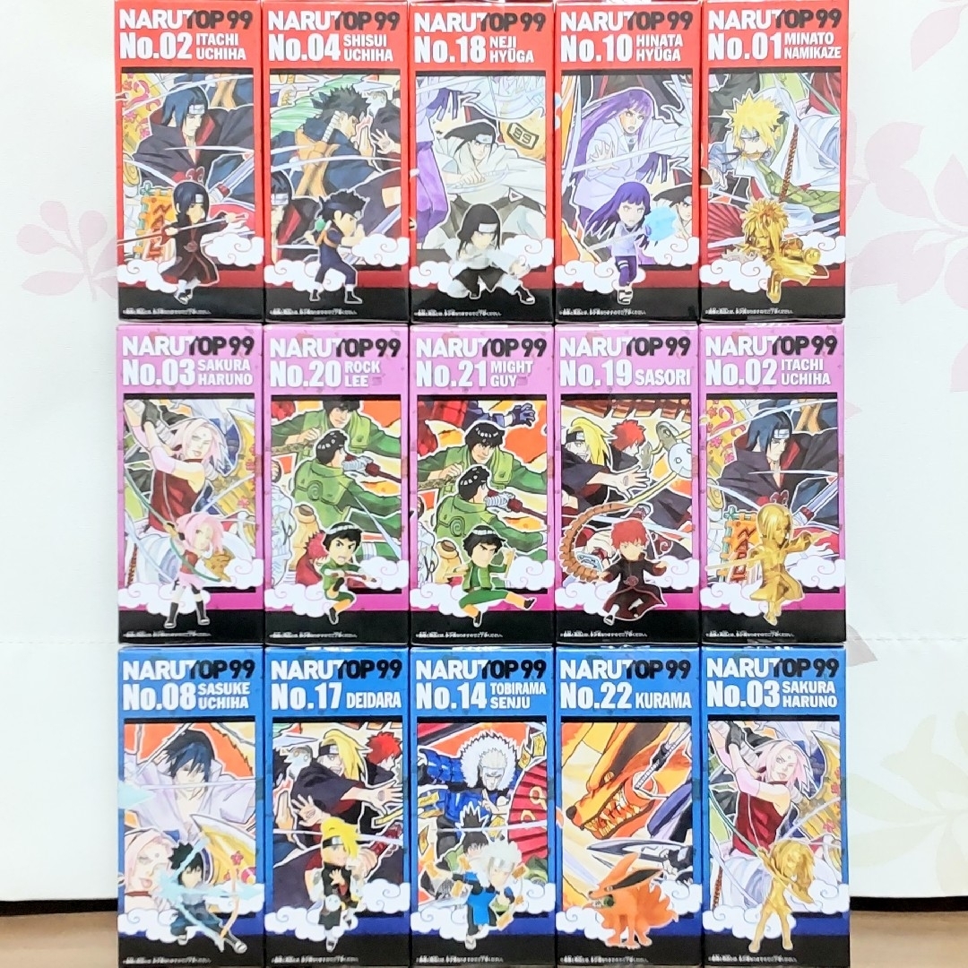 BANPRESTO(バンプレスト)のNARUTO−ナルト− NARUTOP99 ワーコレ vol.3〜5 全15種 エンタメ/ホビーのフィギュア(アニメ/ゲーム)の商品写真