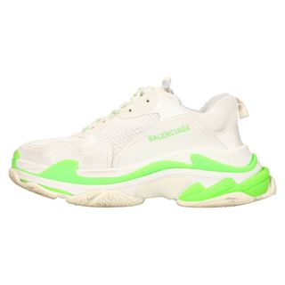 バレンシアガ(Balenciaga)のBALENCIAGA バレンシアガ TRIPLE S トリプルエス ローカットスニーカー シューズ ホワイト/グリーン 536737(スニーカー)