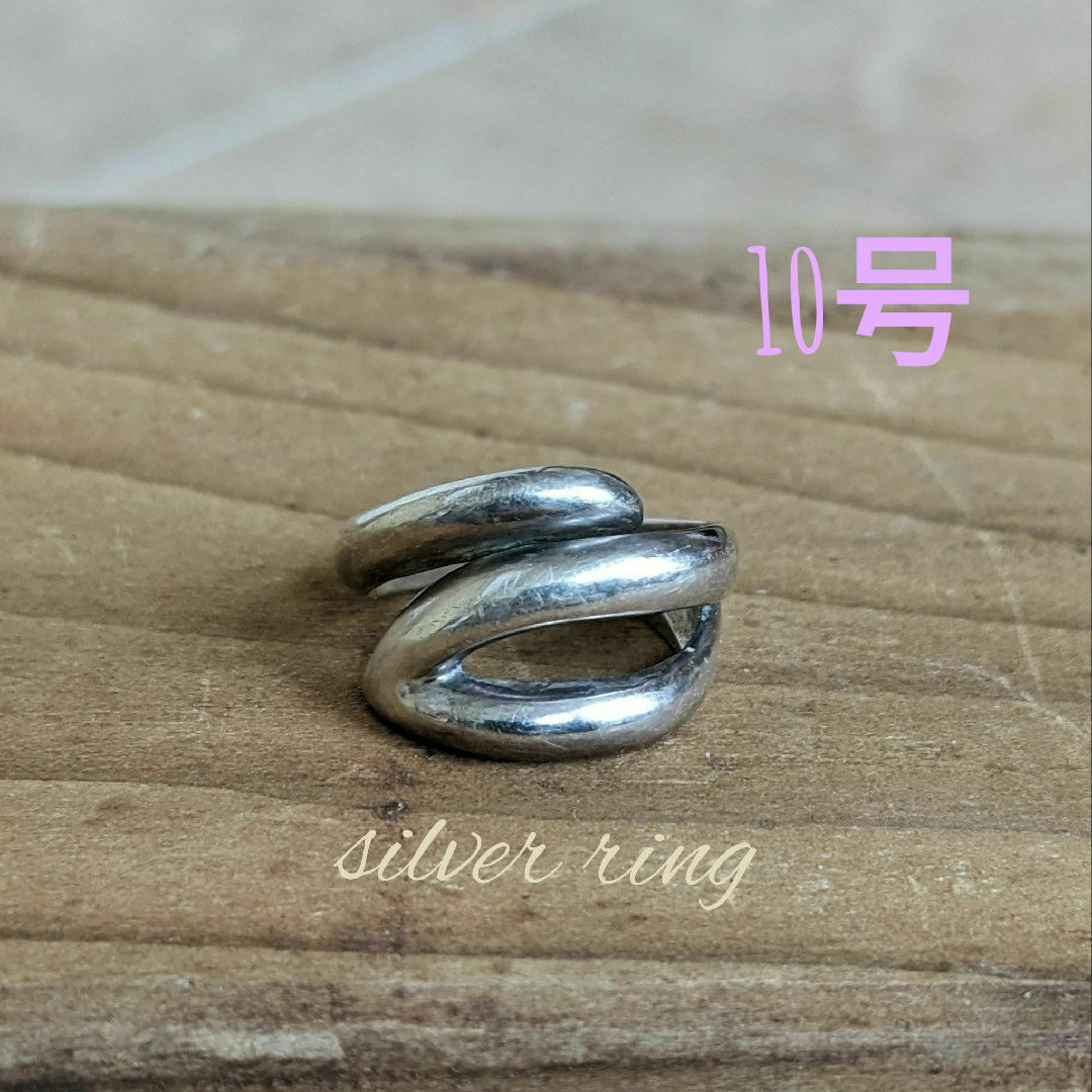 vintage☆silver ring♪シルバーリング♪ヴィンテージ♪約10号 レディースのアクセサリー(リング(指輪))の商品写真