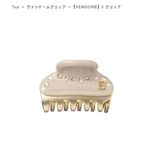 アレクサンドルドゥパリ(Alexandre de Paris)の新品☆アレクサンドル ドゥ パリ【VENDOME】 S クリップ(バレッタ/ヘアクリップ)