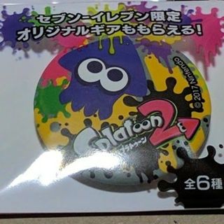 スプラトゥーン2 バッチ 青紫(ノベルティグッズ)