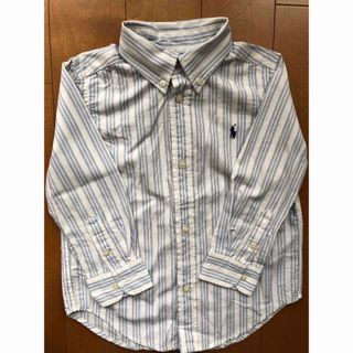 ラルフローレン(Ralph Lauren)の【もえこ様専用】Ralph Laurenストライプシャツ　長袖　サイズ100(ブラウス)