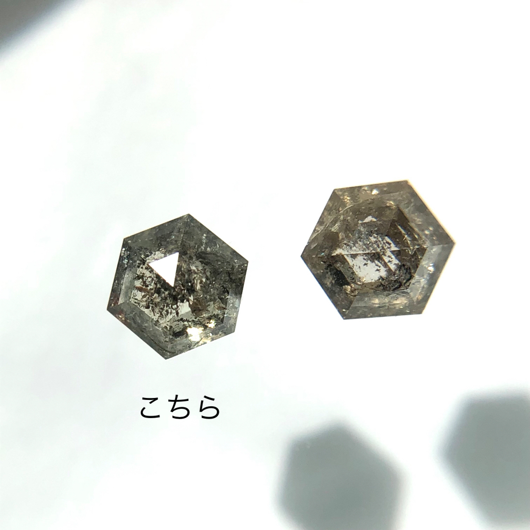 約0.5ct ナチュラルダイヤモンド　グレーダイヤモンド　ルース　裸石　1ピース