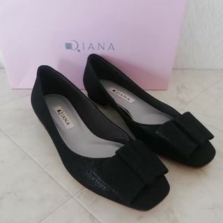 ダイアナ(DIANA)の新品!!DIANA ダイアナ 本革 スムース リボンパンプス 22cm(ハイヒール/パンプス)