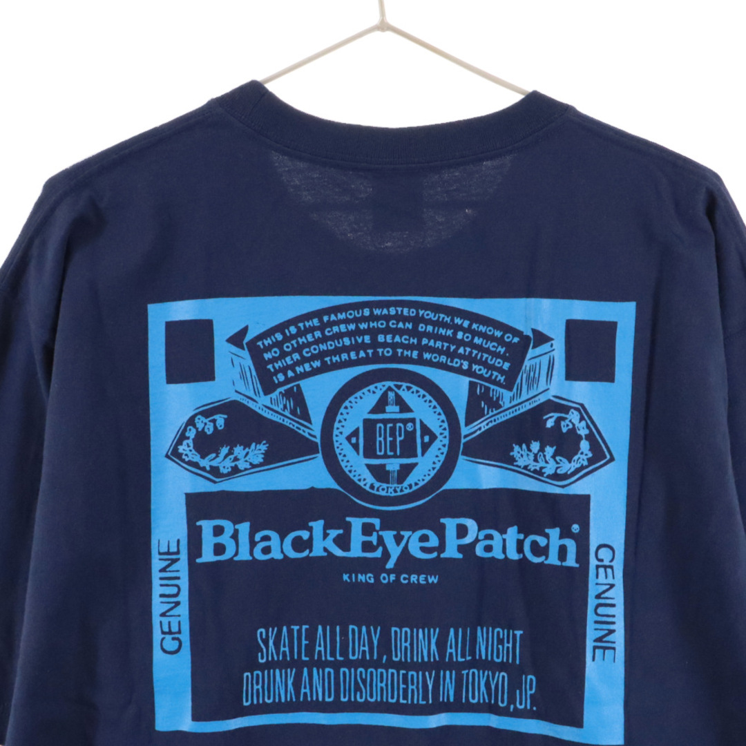 THE BLACK EYE PATCH ブラックアイパッチ × Wasted Youth ウェイステッドユース レイヤード ロングスリーブ 長袖Tシャツ ブルー/ベージュ メンズのトップス(Tシャツ/カットソー(七分/長袖))の商品写真