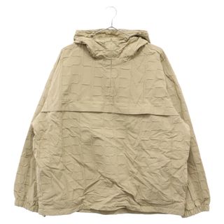 シュプリーム(Supreme)のSUPREME シュプリーム 23SS Repeat Stitch Anorak リピート ステッチ アノラック ハーフジップ ナイロン ジャケット ベージュ(ナイロンジャケット)