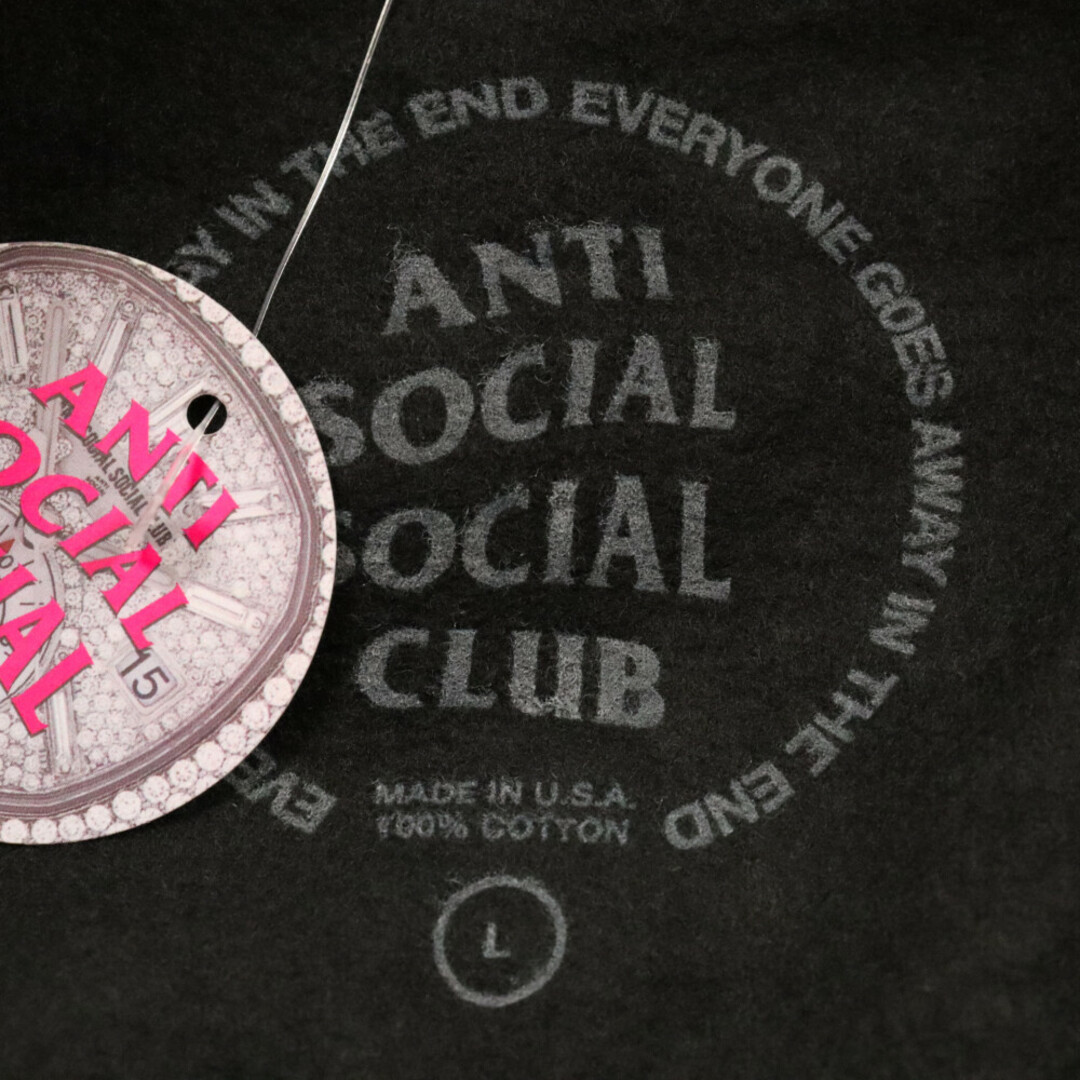 ANTI SOCIAL SOCIAL CLUB(アンチソーシャルソーシャルクラブ)のANTI SOCIAL SOCIAL CLUB アンチソーシャルソーシャルクラブ ネオン ライトニング ロゴプリント プルオーバースウェットパーカー ブラック/ブルー メンズのトップス(パーカー)の商品写真