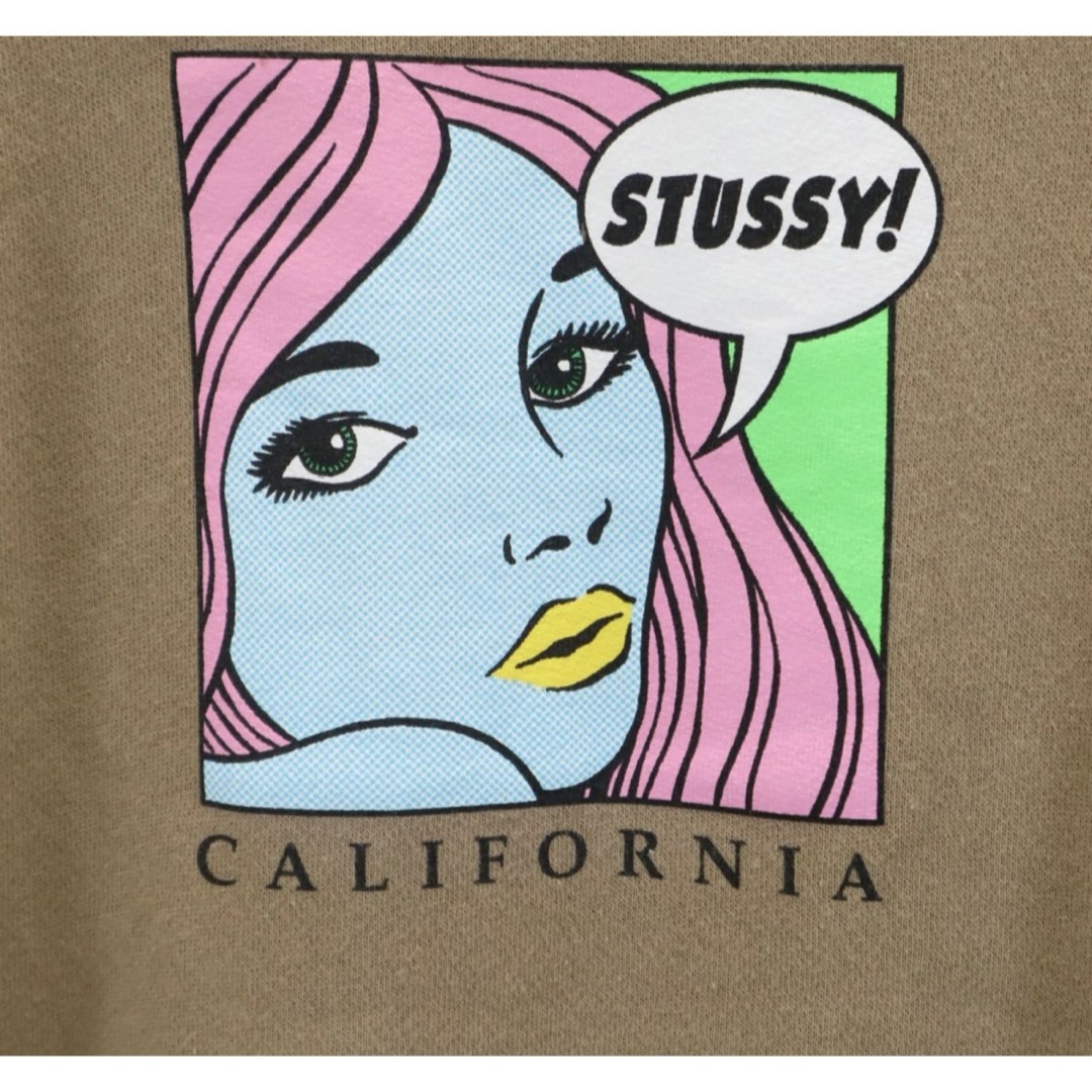 STUSSY(ステューシー)のステューシー USAプリント 長袖 トレーナー  スウェット 裏起毛 メンズのトップス(スウェット)の商品写真