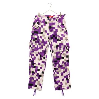 シュプリーム(Supreme)のSUPREME シュプリーム 20AW Digi Camo Cargo Pant Purple パープル デジ カモ カーゴパンツ パープル(その他)