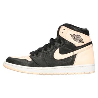 ナイキ(NIKE)のNIKE ナイキ AIR JORDAN 1 RETRO HIGH OG CRIMSON TINT エアジョーダンワンレトロ ハイカットスニーカー クリムゾンティント ブラック ピンク US10/28cm 555088-081(スニーカー)