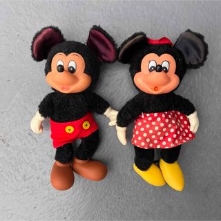 ディズニー(Disney)のヤングエポックのミッキー　ミニー　ぬいぐるみ(ぬいぐるみ)