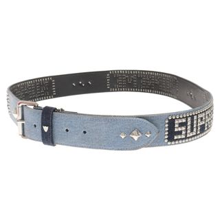 シュプリーム(Supreme)のSUPREME シュプリーム 23SS × HTC Hollywood Trading Company Studded Belt ハリウッドトレーディングカンパニー デニム スタッズベルト インディゴ(ベルト)