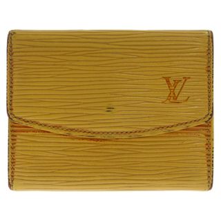 ルイヴィトン(LOUIS VUITTON)のLOUIS VUITTON ルイヴィトン ポルトモネサーンプル 二つ折り 財布 コインケース イエロー M63419 MII923(折り財布)