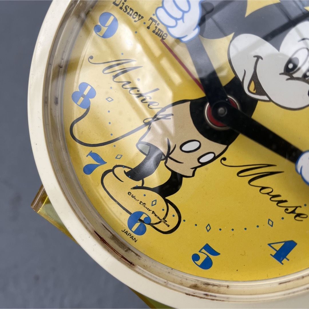 Disney(ディズニー)のSEIKO社製　ミッキーマウスの 機械式ぜんまい 時計 インテリア/住まい/日用品のインテリア小物(置時計)の商品写真