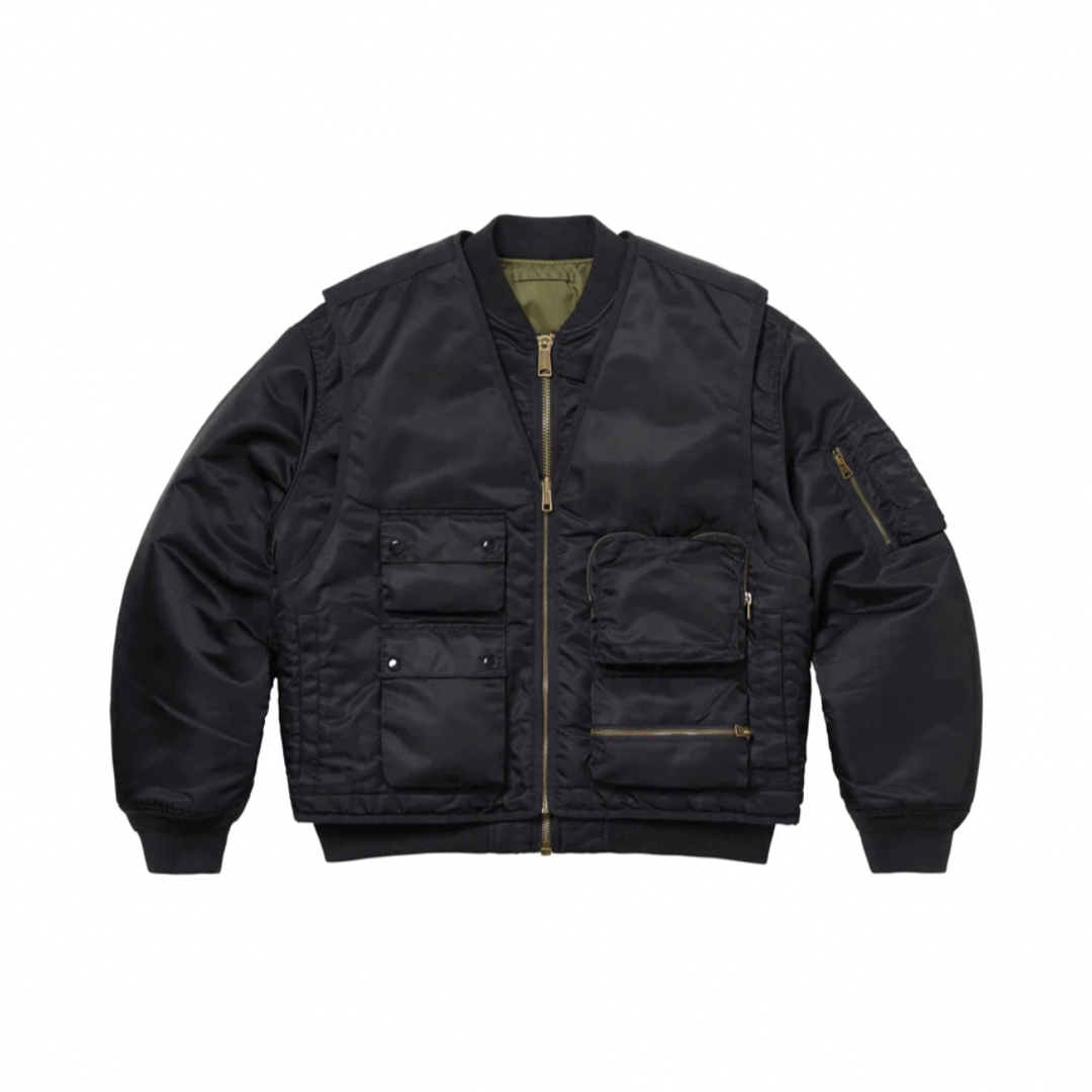 Supreme - 【Mサイズ】 Supreme 2-in-1 MA-1 + Vest Blackの通販 Supreme - 【Mサイズ】 Supreme 2-in-1 MA-1 + Vest Blackの通販