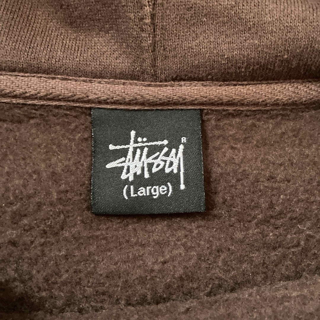 STUSSY(ステューシー)の希少ビッグサイズ　90s STUSSY  ドル柄 Sロゴ パーカー メンズのトップス(パーカー)の商品写真