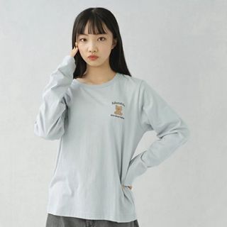 ラブトキシック(lovetoxic)のラブトキシックゆるキャラ刺しゅうロゴ長袖Tシャツ(Tシャツ/カットソー)