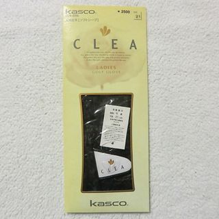 キャスコ(Kasco)のkasco CLEA ゴルフグローブ 黒 21サイズ レディース用 天然皮革(その他)