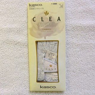 キャスコ(Kasco)のkasco CLEA ゴルフグローブ 白 19サイズ レディース用 天然皮革(その他)