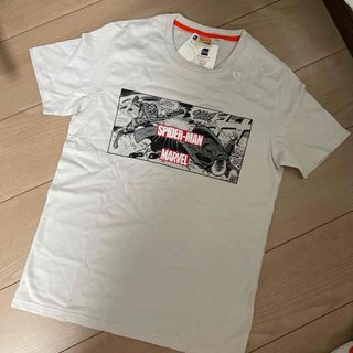 ジーユー(GU)のGU marvel Tシャツ　スパイダーマン(Tシャツ/カットソー(半袖/袖なし))