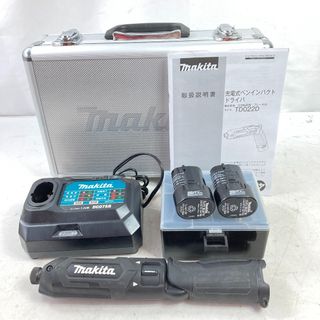 マキタ(Makita)の＊＊MAKITA マキタ 7.2V 充電式ペンインパクトドライバ (バッテリ2個・充電器・ケース付） TD022DSHXB ブラック(その他)